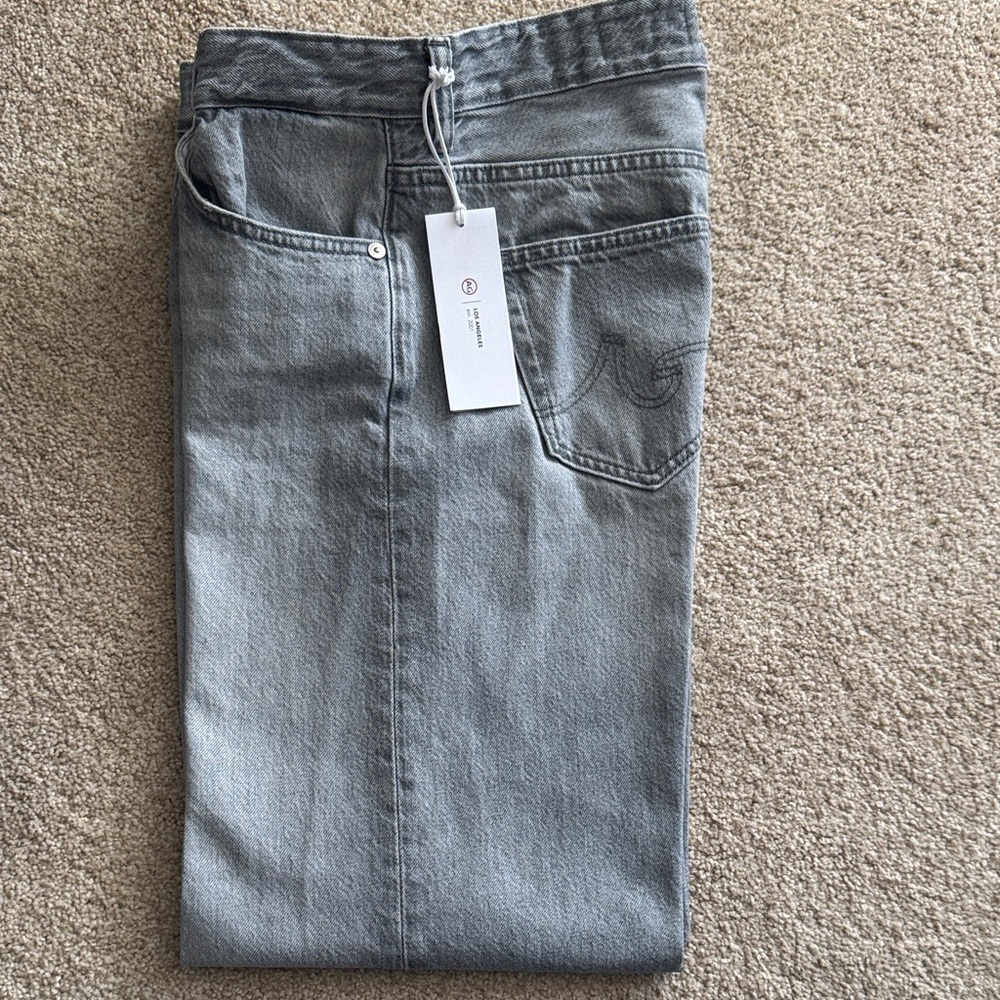 AG Adria mid/low rise jean- women’s - light gray